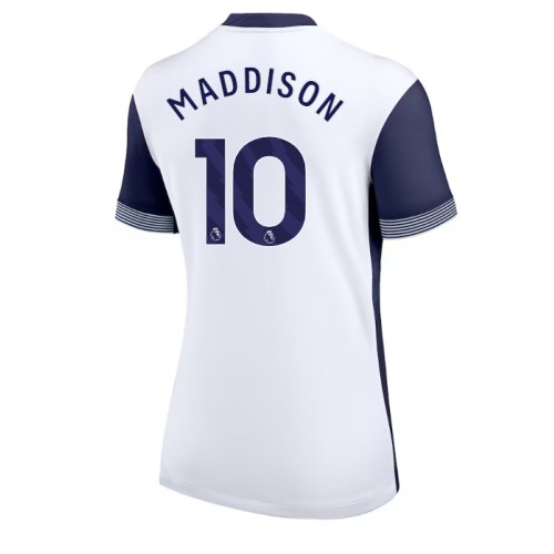 Fotballdrakt Dame Tottenham Hotspur James Maddison #10 Hjemmedrakt 2024-25 Kortermet